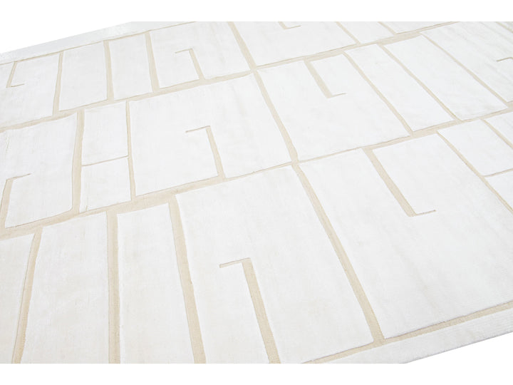 Modern Moroccan Wool Rug 8 X 10