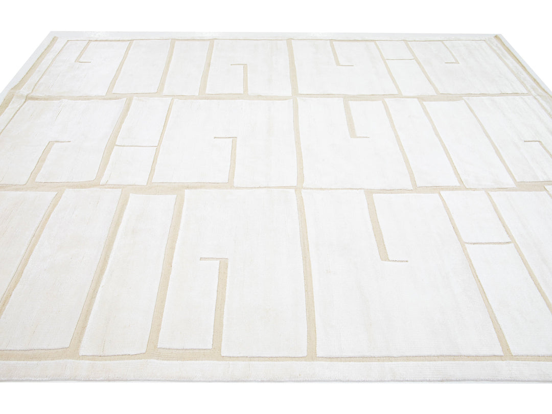 Modern Moroccan Wool Rug 8 X 10