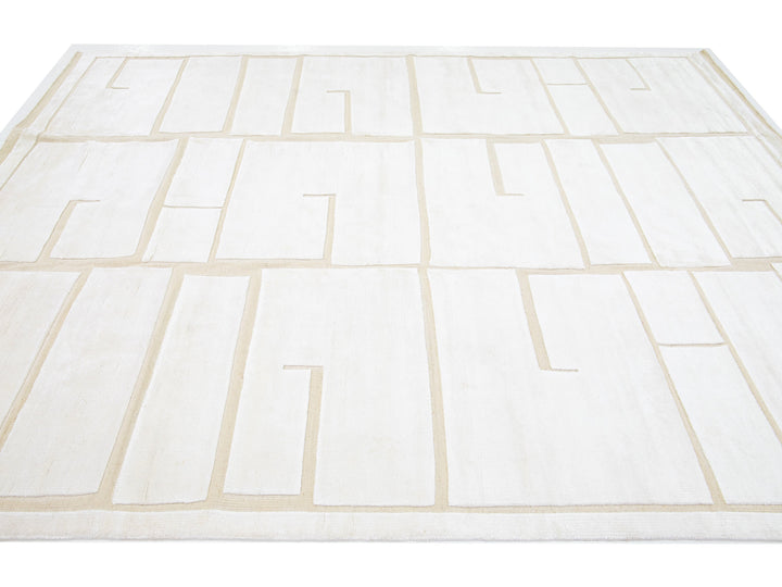 Modern Moroccan Wool Rug 8 X 10