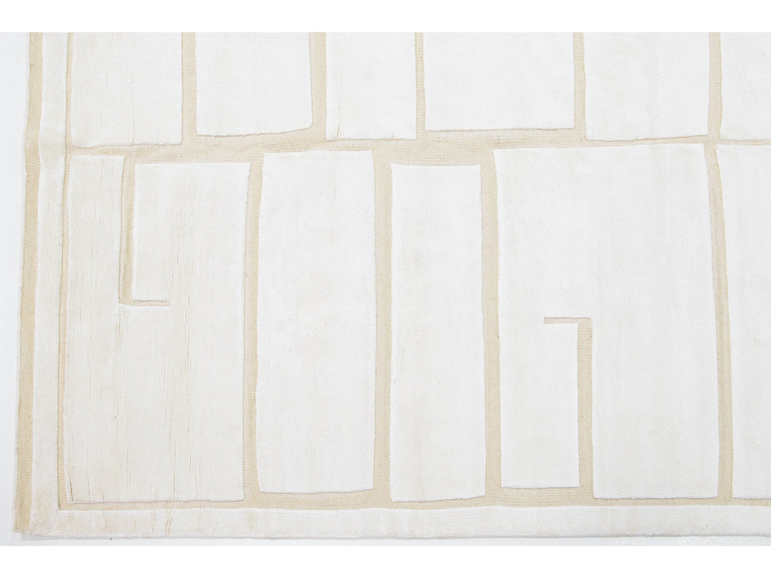 Modern Moroccan Wool Rug 8 X 10