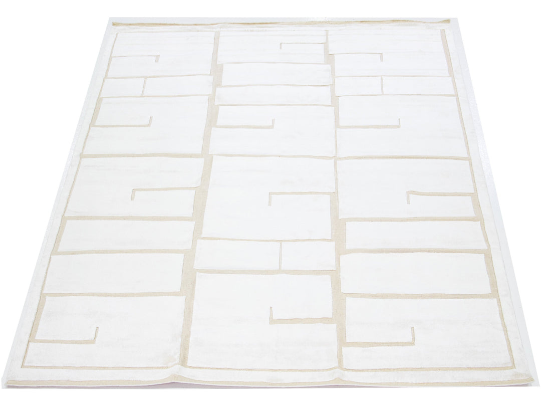 Modern Moroccan Wool Rug 8 X 10