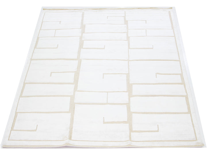 Modern Moroccan Wool Rug 8 X 10