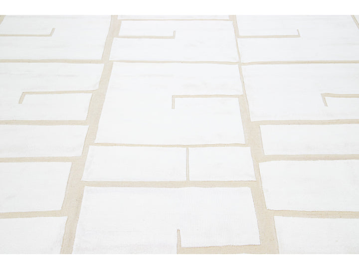Modern Moroccan Wool Rug 8 X 10
