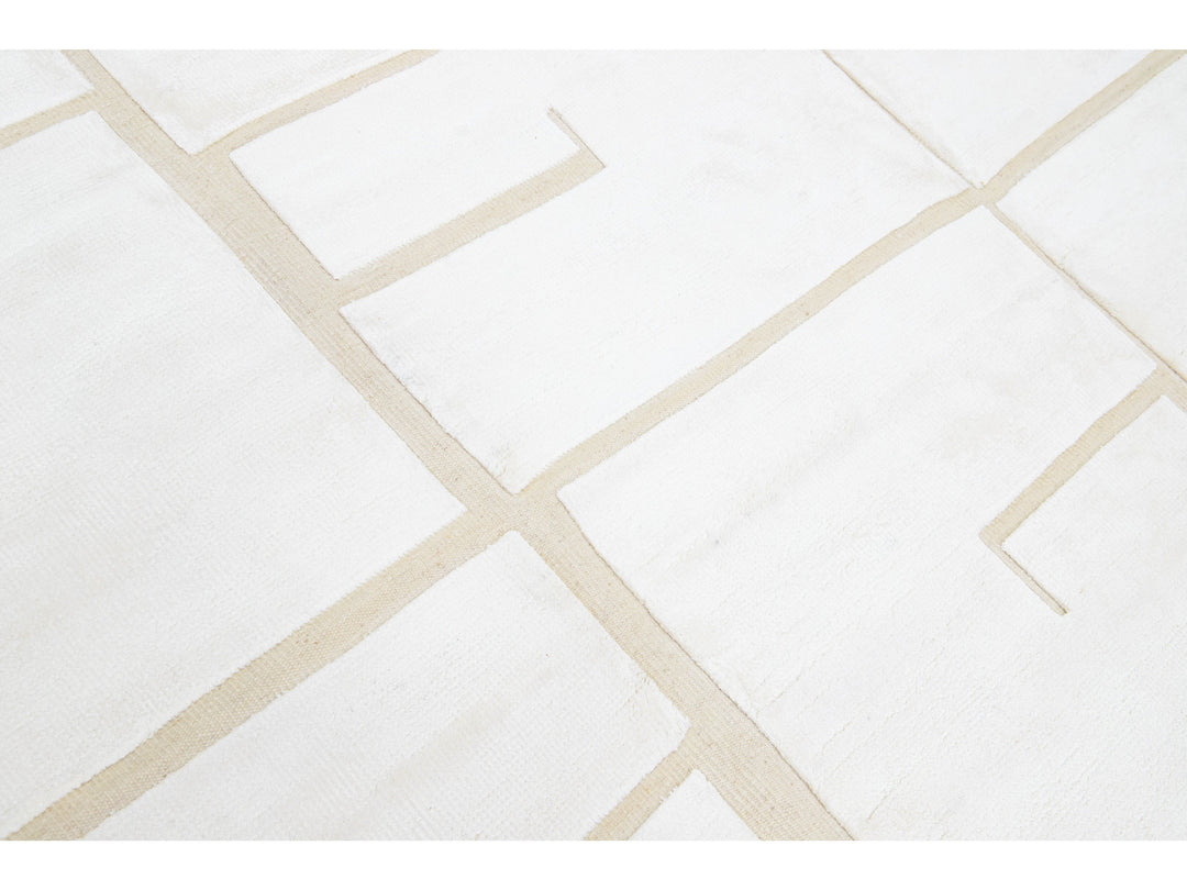 Modern Moroccan Wool Rug 8 X 10