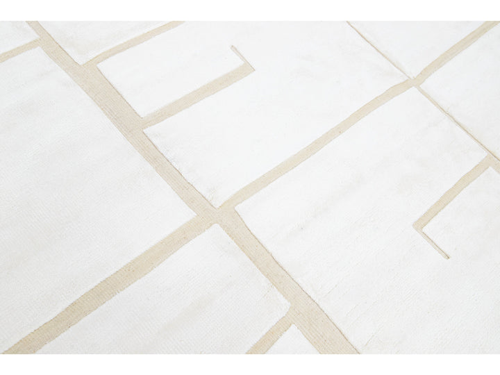 Modern Moroccan Wool Rug 8 X 10