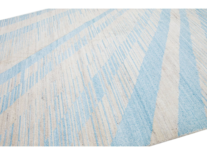 Modern Moroccan Wool Rug 8 X 10