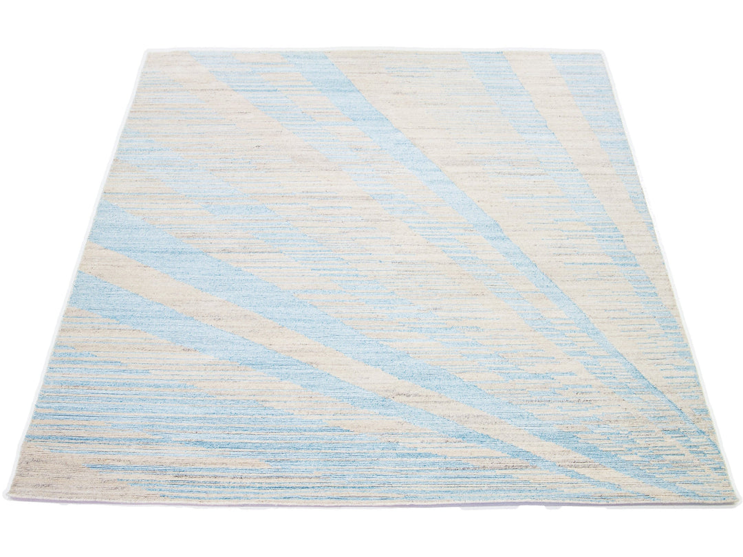 Modern Moroccan Wool Rug 8 X 10