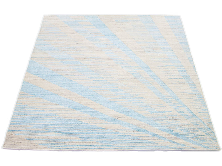 Modern Moroccan Wool Rug 8 X 10