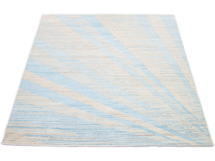Modern Moroccan Wool Rug 8 X 10