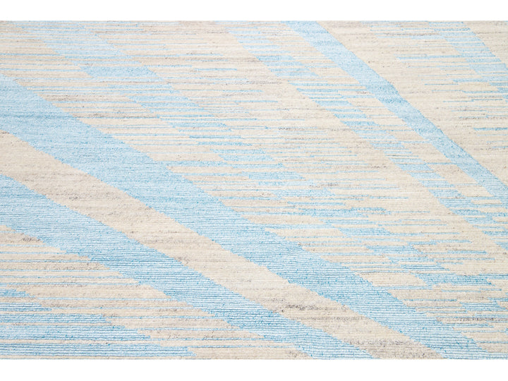 Modern Moroccan Wool Rug 8 X 10