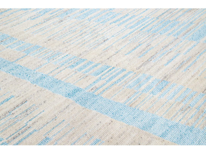 Modern Moroccan Wool Rug 8 X 10