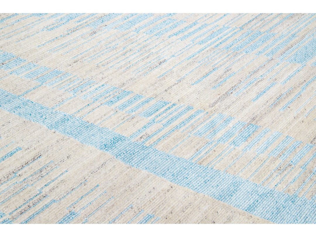 Modern Moroccan Wool Rug 8 X 10