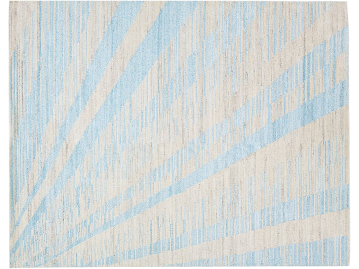 Modern Moroccan Wool Rug 8 X 10