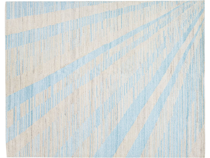 Modern Moroccan Wool Rug 8 X 10