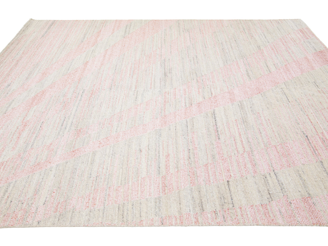 Modern Moroccan Wool Rug 8 X 10