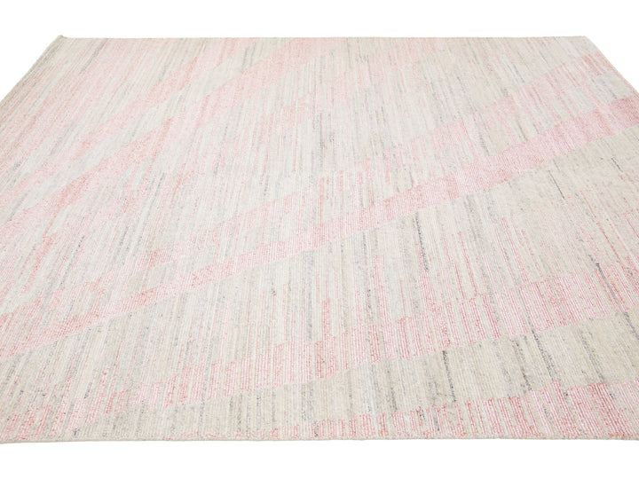 Modern Moroccan Wool Rug 8 X 10