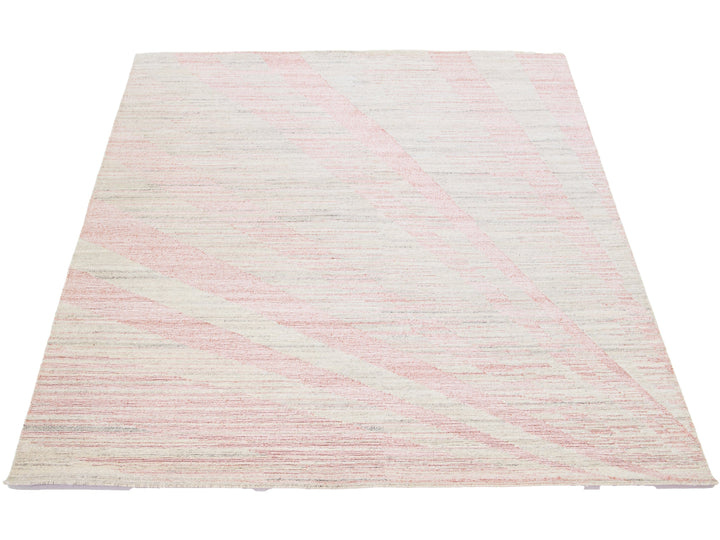 Modern Moroccan Wool Rug 8 X 10