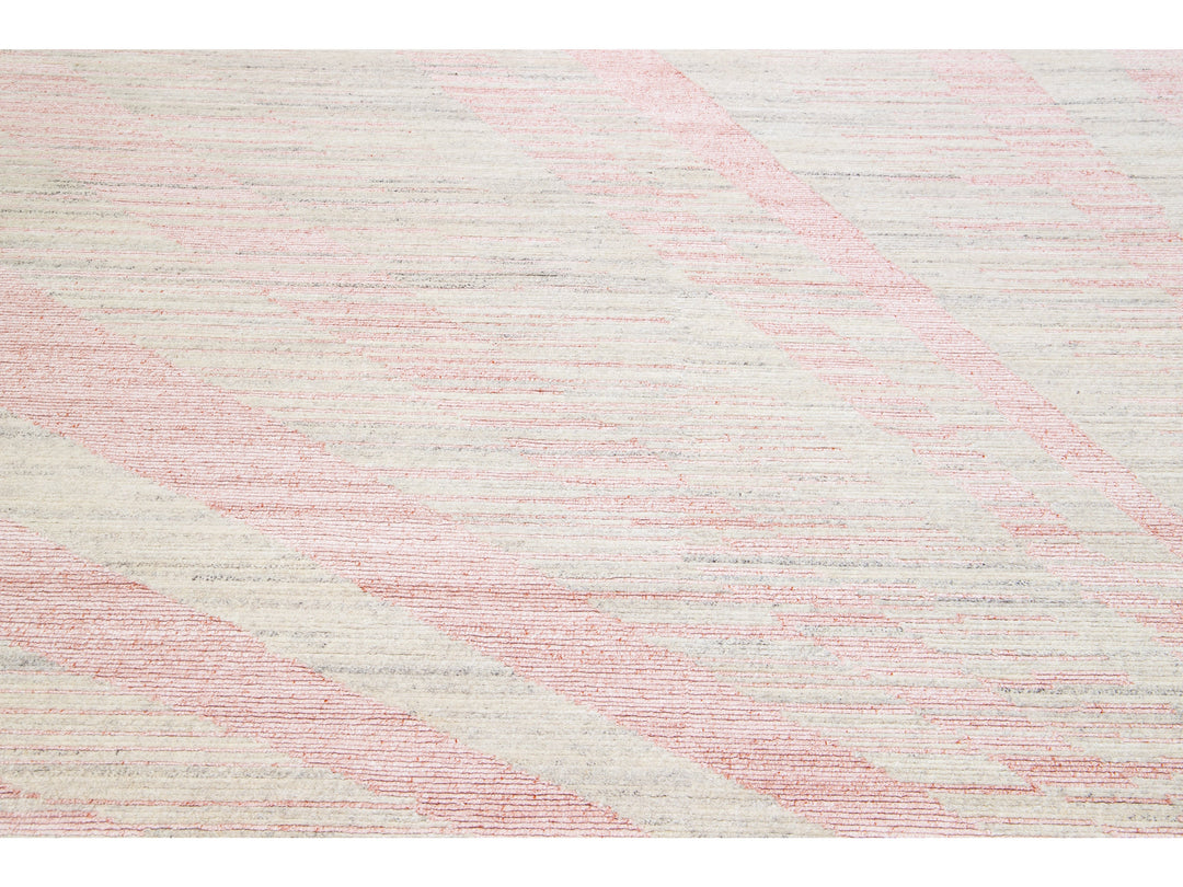 Modern Moroccan Wool Rug 8 X 10