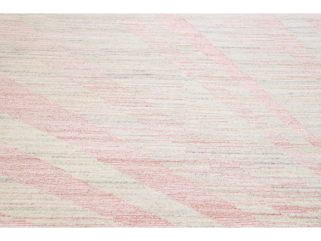 Modern Moroccan Wool Rug 8 X 10