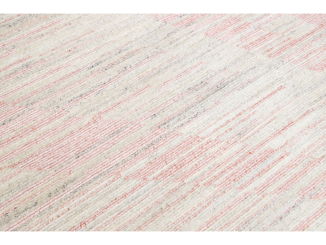 Modern Moroccan Wool Rug 8 X 10