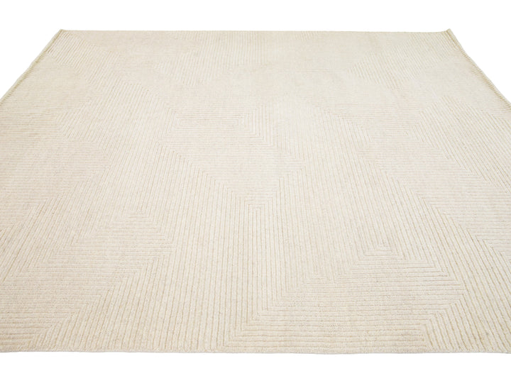 Modern Moroccan Wool Rug 8 X 10