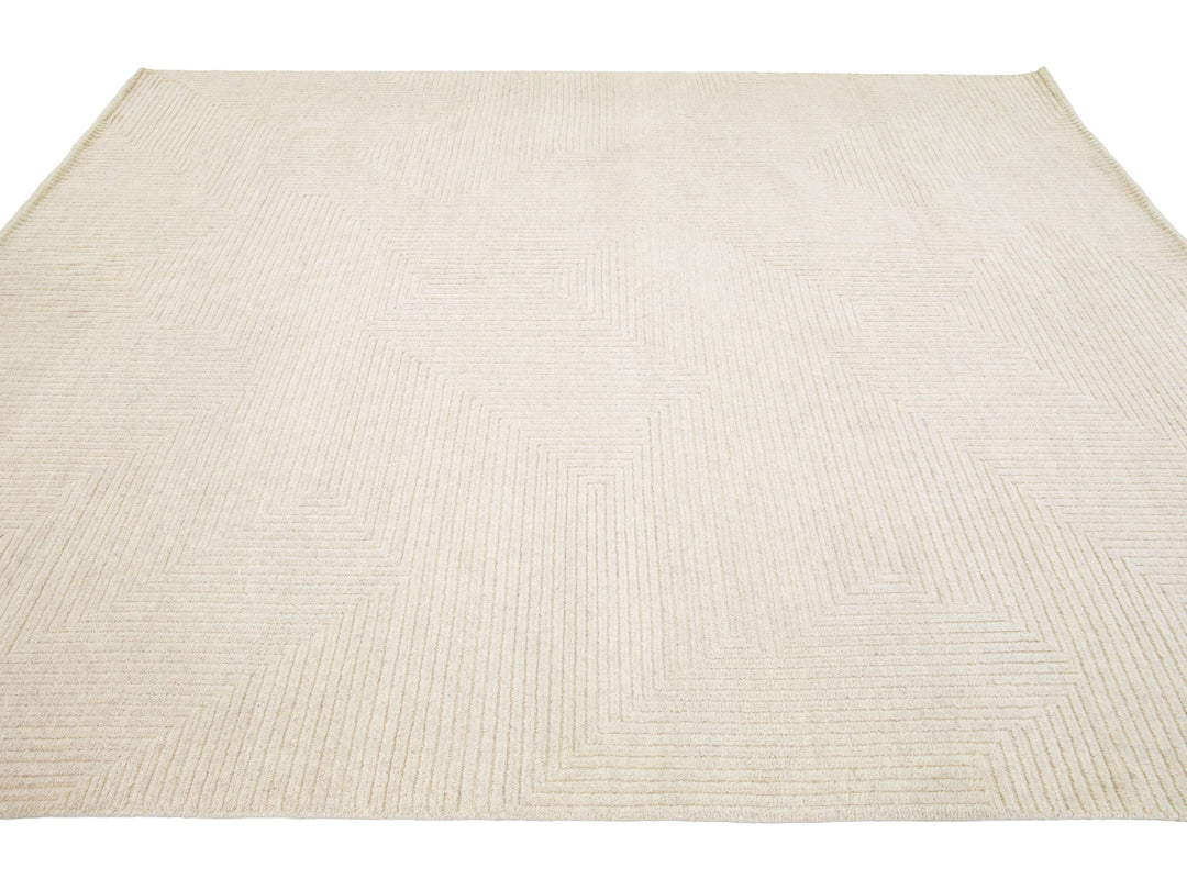 Modern Moroccan Wool Rug 8 X 10