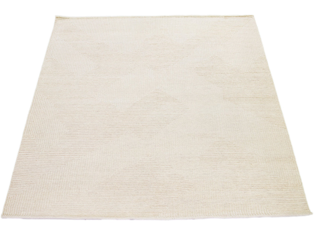 Modern Moroccan Wool Rug 8 X 10