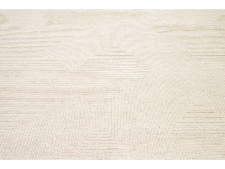 Modern Moroccan Wool Rug 8 X 10
