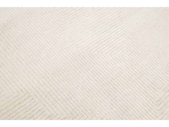 Modern Moroccan Wool Rug 8 X 10