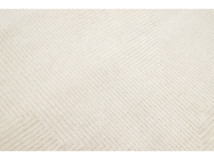 Modern Moroccan Wool Rug 8 X 10