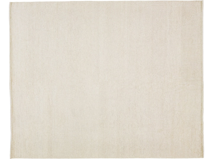 Modern Moroccan Wool Rug 8 X 10