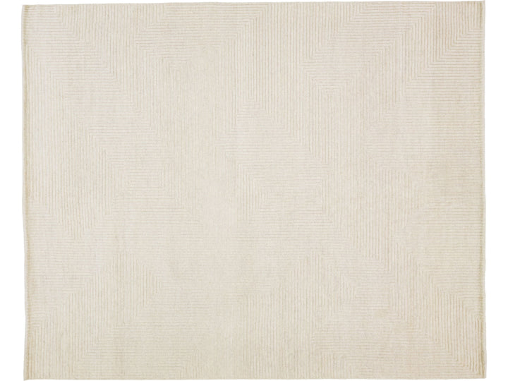 Modern Moroccan Wool Rug 8 X 10