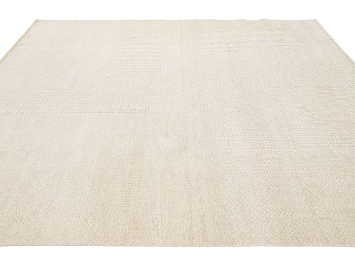 Modern Moroccan Wool Rug 8 X 10