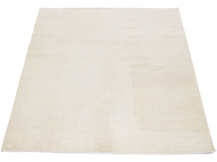 Modern Moroccan Wool Rug 8 X 10