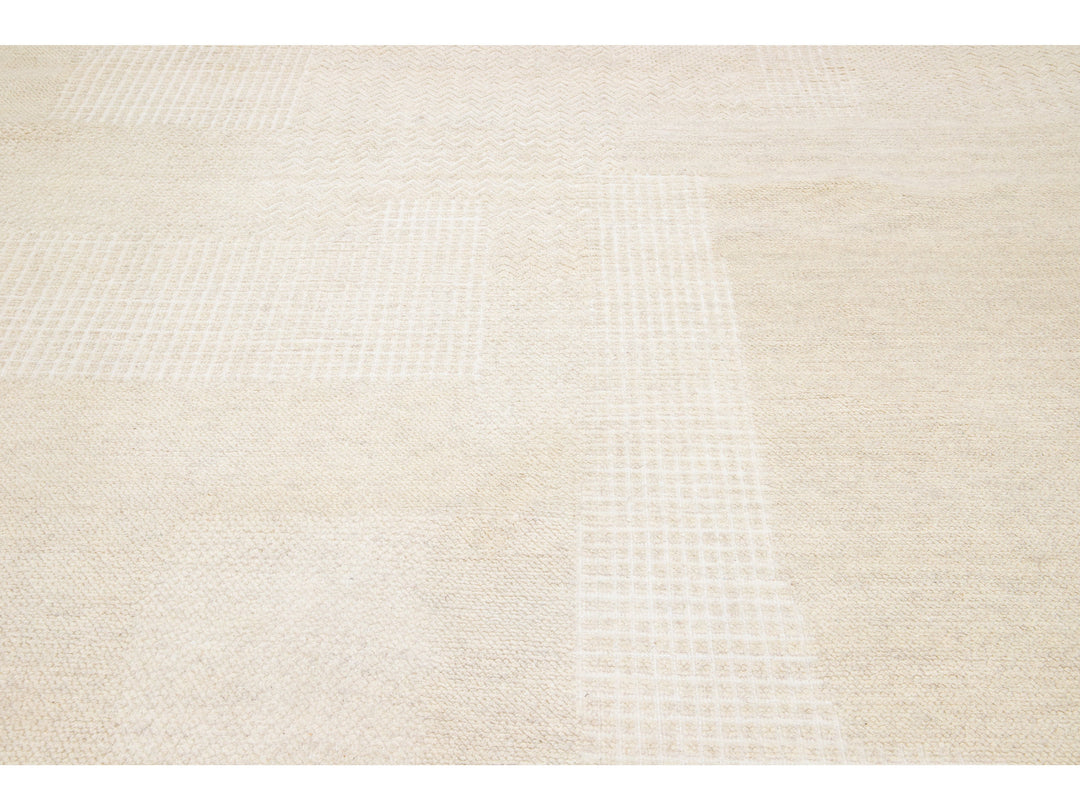Modern Moroccan Wool Rug 8 X 10