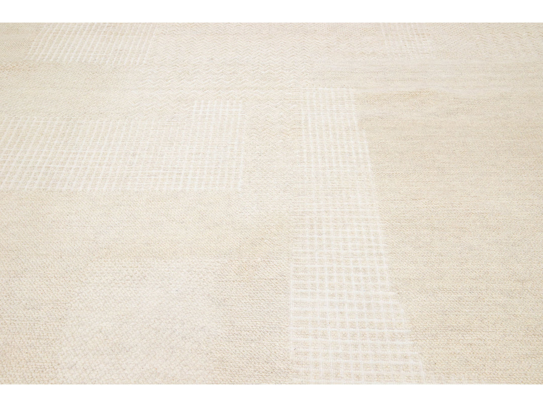 Modern Moroccan Wool Rug 8 X 10