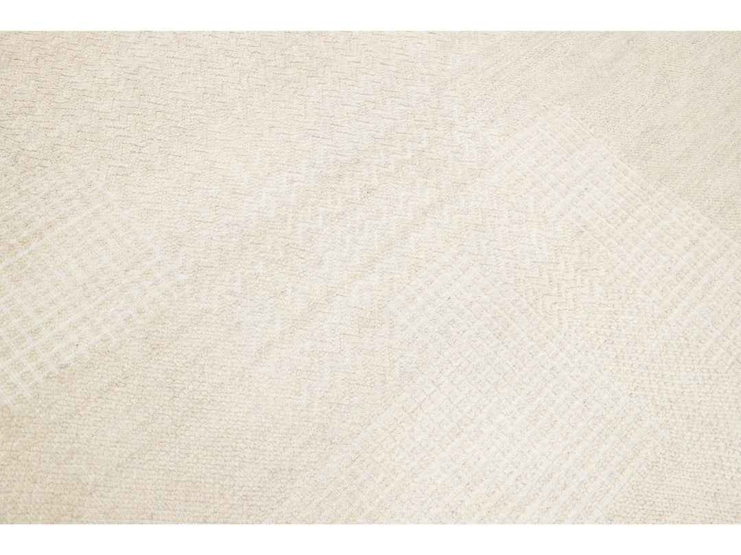 Modern Moroccan Wool Rug 8 X 10