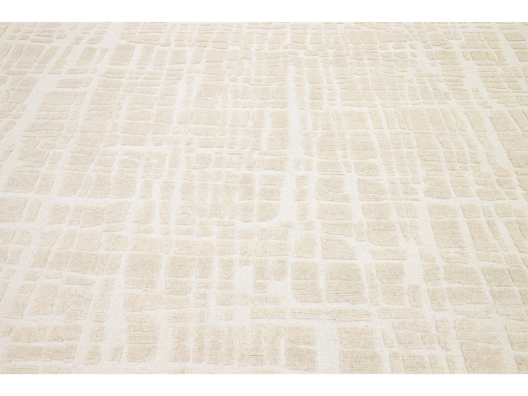Modern Moroccan Wool Rug 8 X 10