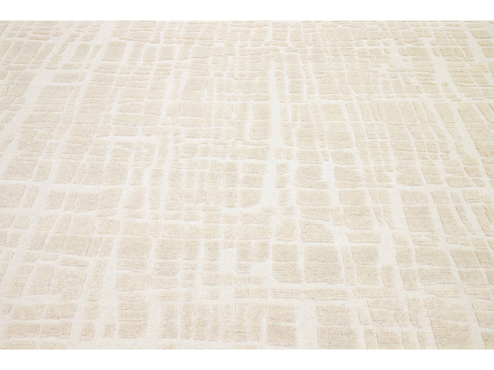 Modern Moroccan Wool Rug 8 X 10