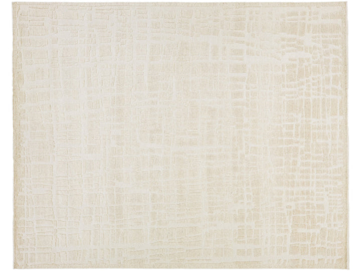 Modern Moroccan Wool Rug 8 X 10