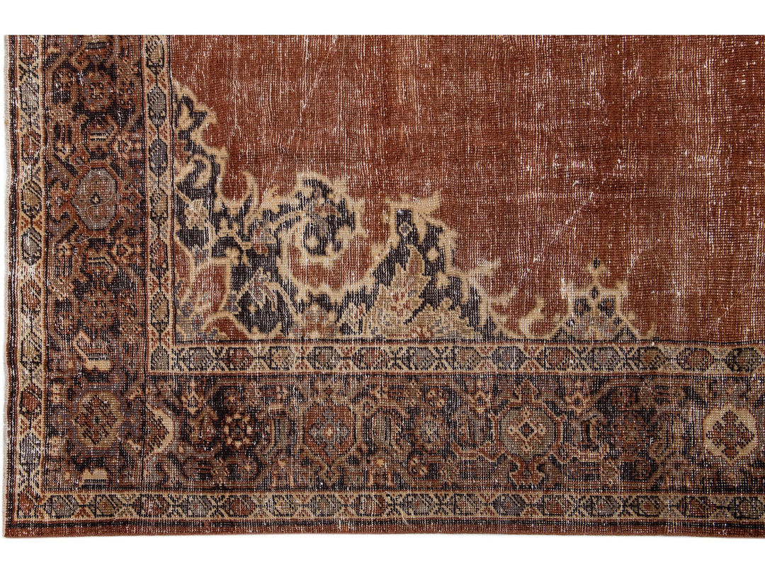 Antique Tabriz Wool Rug 10 X 12