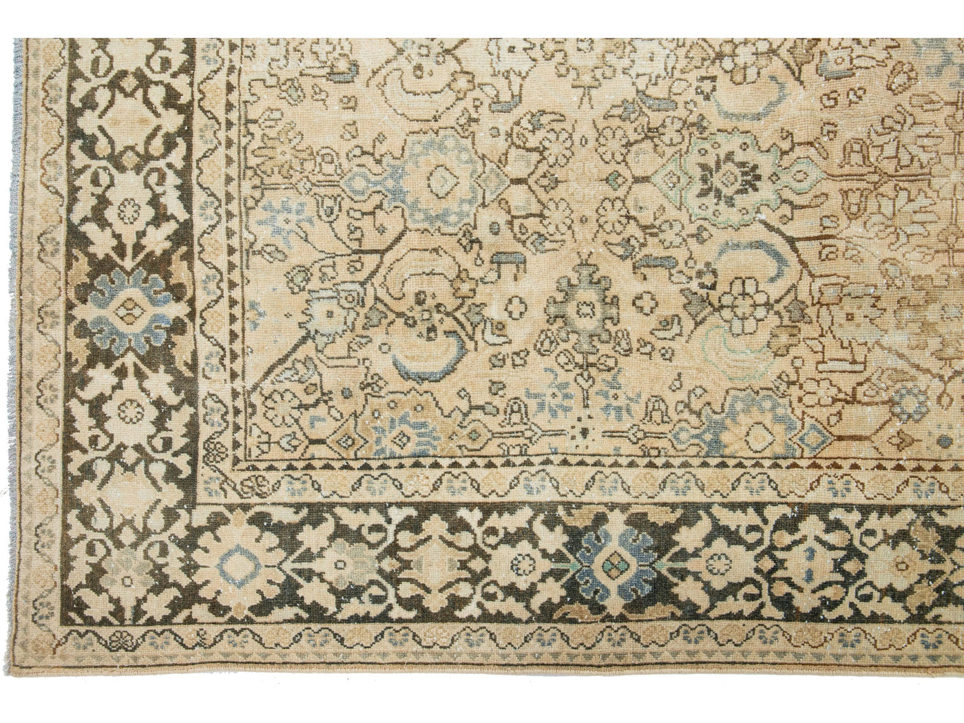 Antique Mahal Wool Rug 8 X 11