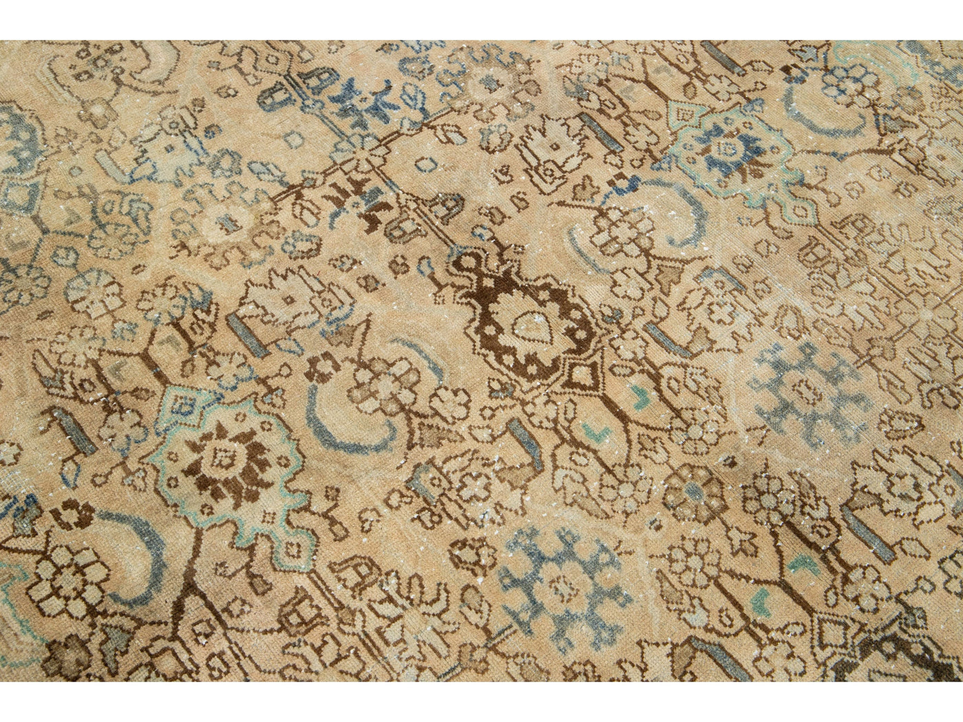 Antique Mahal Wool Rug 8 X 11