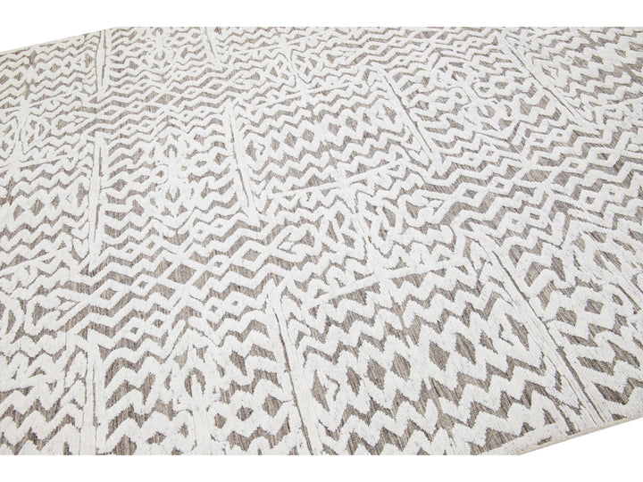 Modern Moroccan Wool Rug 8 X 10
