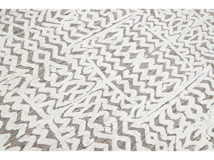 Modern Moroccan Wool Rug 8 X 10