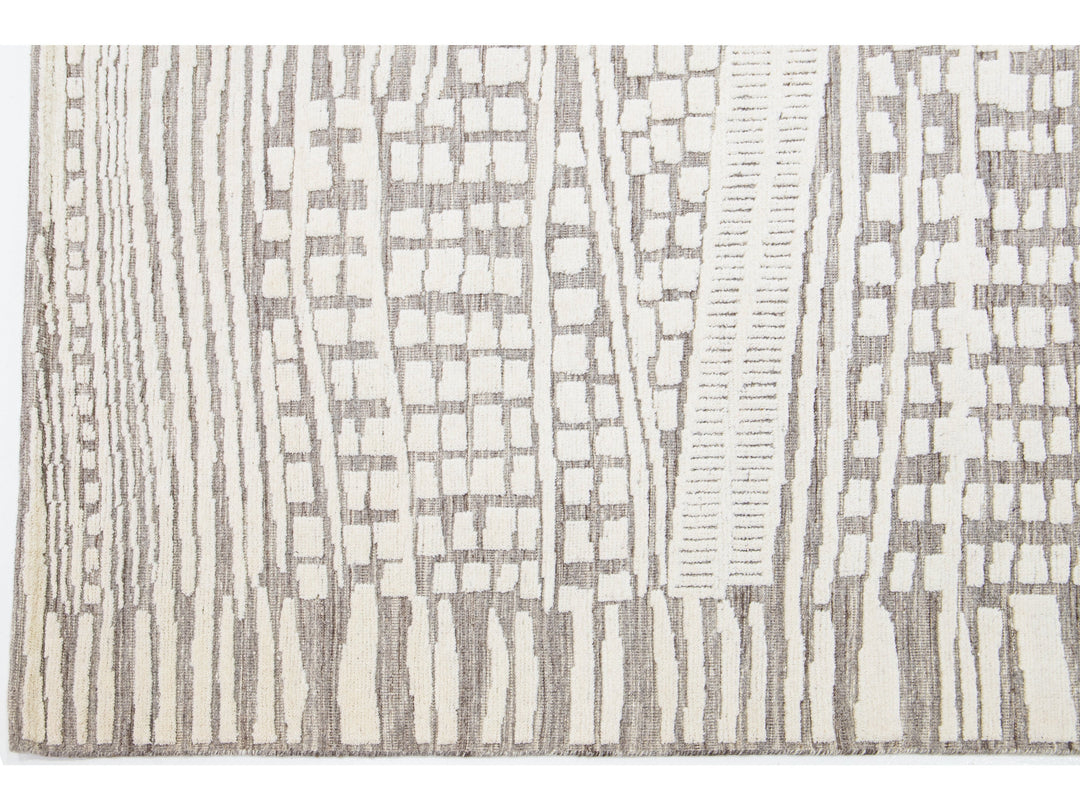 Modern Moroccan Wool Rug 8 X 10