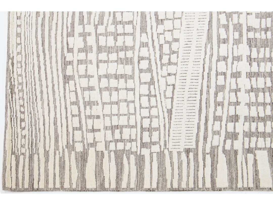Modern Moroccan Wool Rug 8 X 10