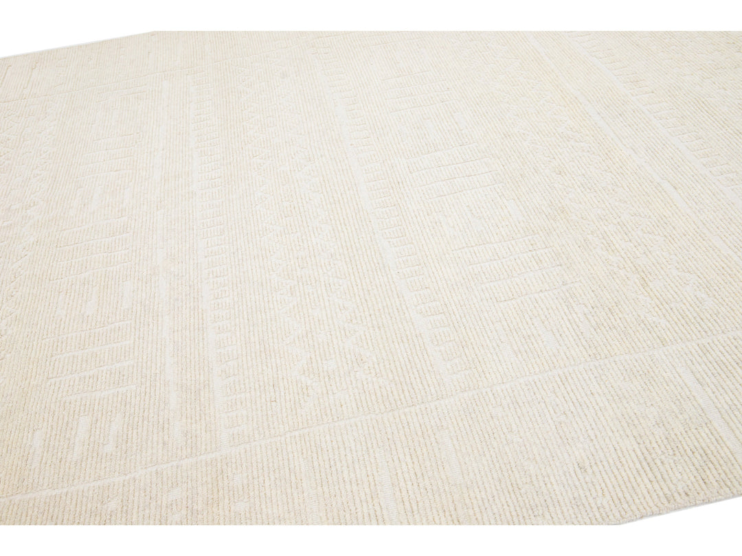 Modern Moroccan Wool Rug 8 X 10