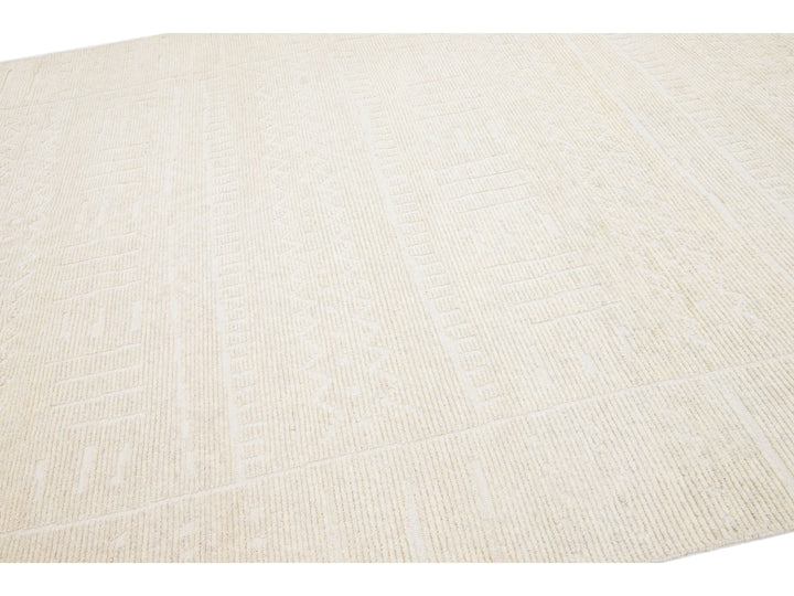 Modern Moroccan Wool Rug 8 X 10