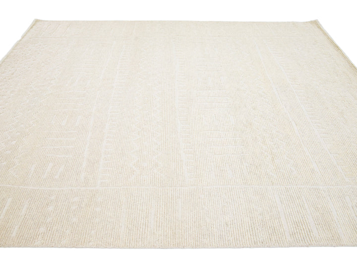 Modern Moroccan Wool Rug 8 X 10